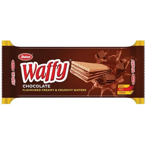 Dukes Waffy - Chocolate flavoured creamy & crunchy Wafers 13 G